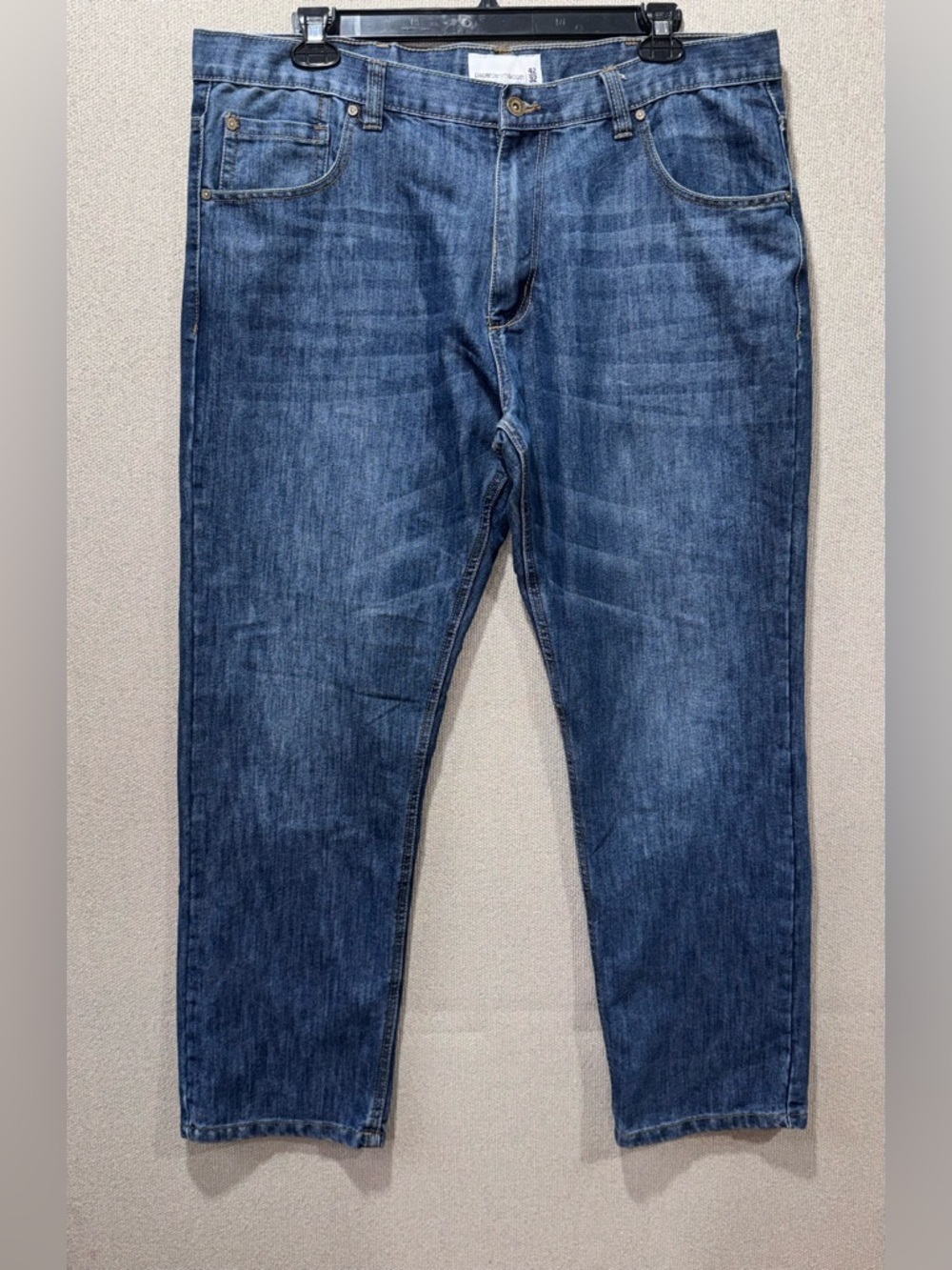 Classic Men's Blue Denim Jeans
